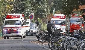 Chemical explosion at Nagoya University campus