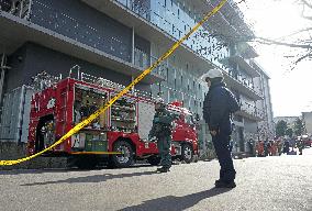 Chemical explosion at Nagoya University campus