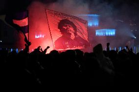 Napoli Fans Celebrate Supercoppa Italiana Victory In Napoli - Italy