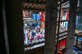 Tourism Developments In Zhaoxing Dong Village - China