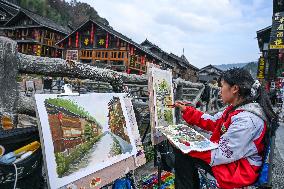 Tourism Developments In Zhaoxing Dong Village - China