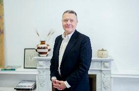 Portrait of Economist and Former Minister of Public Administration of Spain Jordi Sevilla - Madrid