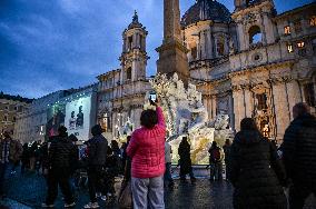 Christmas Markets Open At Piazza Navona - Rome