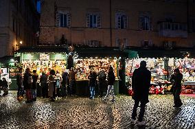 Christmas Markets Open At Piazza Navona - Rome