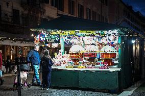 Christmas Markets Open At Piazza Navona - Rome
