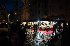 Christmas Markets Open At Piazza Navona - Rome