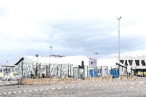 Space Set Up For Migrants Reception In Palma - Spain
