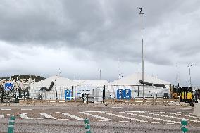 Space Set Up For Migrants Reception In Palma - Spain