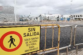 Space Set Up For Migrants Reception In Palma - Spain