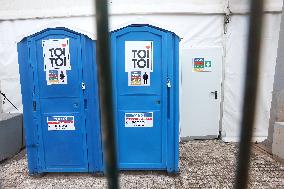 Space Set Up For Migrants Reception In Palma - Spain