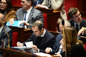 Questions to the government at the National Assembly - Paris