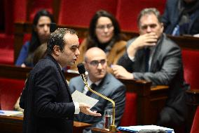 Questions to the government at the National Assembly - Paris