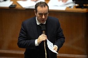 Questions to the government at the National Assembly - Paris