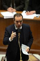 Questions to the government at the National Assembly - Paris