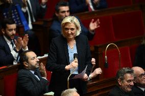 Questions to the government at the National Assembly - Paris