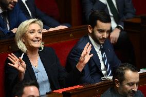 Questions to the government at the National Assembly - Paris