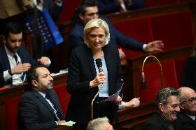 Questions to the government at the National Assembly - Paris