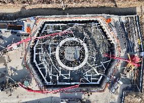 Construction Site of The Shijiazhuang-Xiong'an Intercity Railway - China