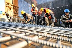 Construction Site of The Shijiazhuang-Xiong'an Intercity Railway - China