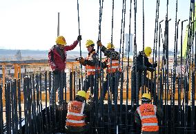 Construction Site of The Shijiazhuang-Xiong'an Intercity Railway - China