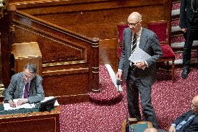 Vote of Special Bill To Budget for 2026 at the French Senate - Paris AJ