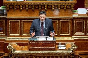Vote of Special Bill To Budget for 2026 at the French Senate - Paris AJ