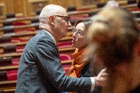Vote of Special Bill To Budget for 2026 at the French Senate - Paris AJ