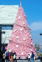 LANCOME 90th Anniversary Giant Christmas Tree