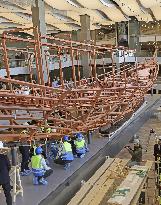 King Khufu's boat in Egypt