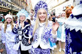 Russian Santa Christmas Parade - Mexico
