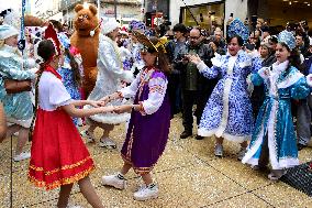 Russian Santa Christmas Parade - Mexico