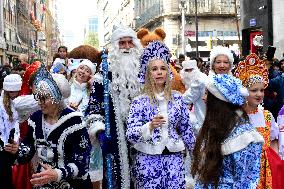 Russian Santa Christmas Parade - Mexico