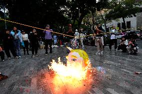 Activists Hold A Protest In Support Palestine - Mexico City