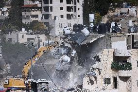 Forced Demolition Reported In Jerusalem - Israel