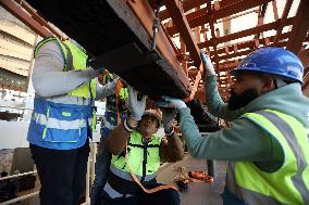 Restoration of The Ancient King Khufu's Second Solar Boat - Cairo