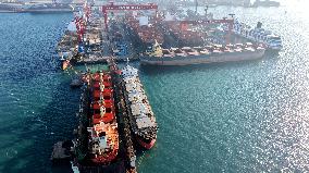 Haixi Bay Offshore Engineering Base in Qingdao