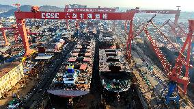 Haixi Bay Offshore Engineering Base in Qingdao