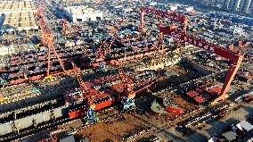 Haixi Bay Offshore Engineering Base in Qingdao