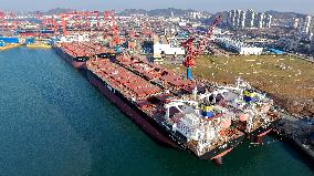 Haixi Bay Offshore Engineering Base in Qingdao