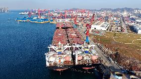 Haixi Bay Offshore Engineering Base in Qingdao