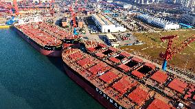 Haixi Bay Offshore Engineering Base in Qingdao