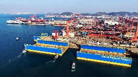 Haixi Bay Offshore Engineering Base in Qingdao