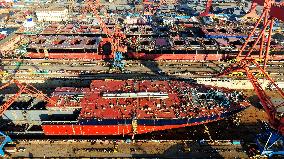 Haixi Bay Offshore Engineering Base in Qingdao