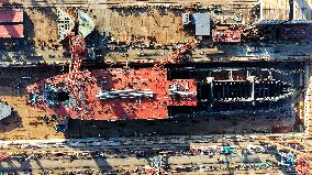 Haixi Bay Offshore Engineering Base in Qingdao