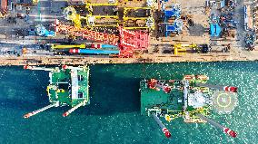 Haixi Bay Offshore Engineering Base in Qingdao