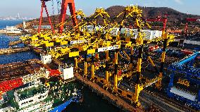 Haixi Bay Offshore Engineering Base in Qingdao