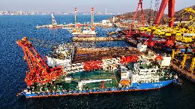 Haixi Bay Offshore Engineering Base in Qingdao