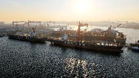 Haixi Bay Offshore Engineering Base in Qingdao