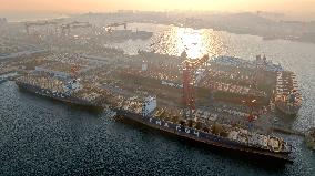 Haixi Bay Offshore Engineering Base in Qingdao