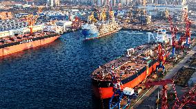 Haixi Bay Offshore Engineering Base in Qingdao